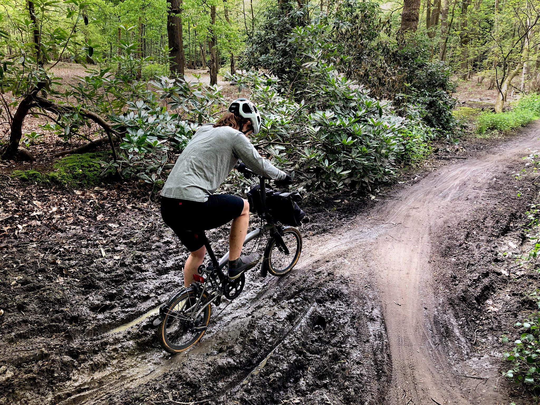 I Shredded a 70-Mile Dirt Ride on a Brompton T-Line Folding Bike ...