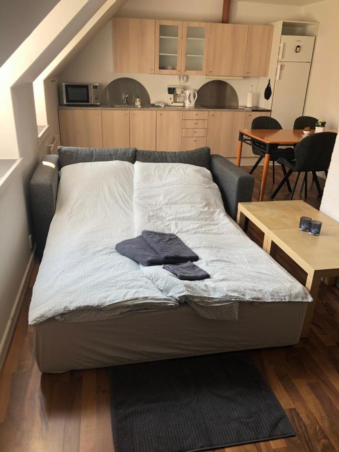 Studiolejlighed med fælles badeværelse